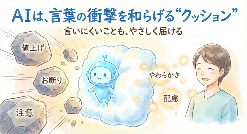 【活用編⑤】伝えにくいことを上手に伝える ― ChatGPTで言葉をやわらかく