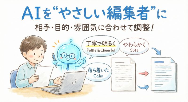 【活用編②】AIでやさしく整える文章術